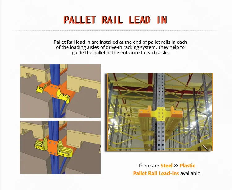 1 Ton - 3 Ton/layer Drive In Pallet Racking Custom FIFO Flow Rack System