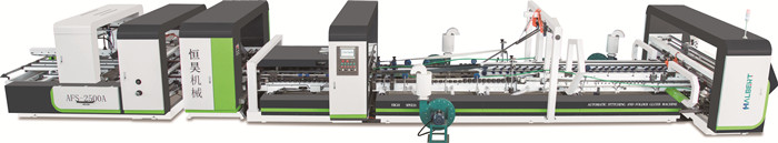 Automatic Stitching Corrugated Carton Box Making Machine Folder Gluer 2500mm Paper