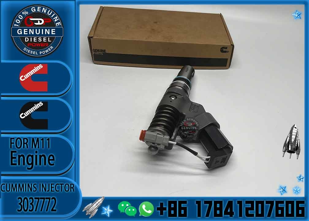 NINE Brand Diesel High quality 3037772 common rail injector 3037772 Auto Parts injector