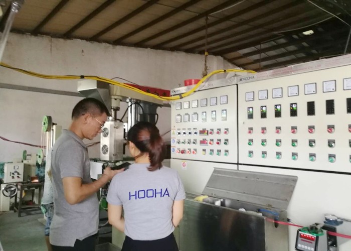 PVC Parallel Wire And Cable Making Machine , Power Cable Making Machine 