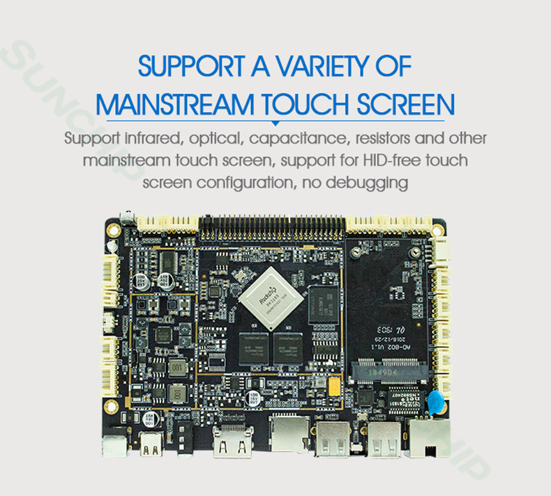 RockChip RK3568 Development Motherboard 2GB/4GB/8GB Open Source NPU AI PCBA