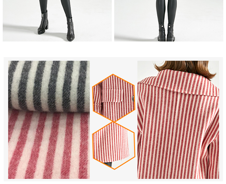 Long Big Lapel Women's Casual Winter Coats , Woolen Overcoat For Ladies