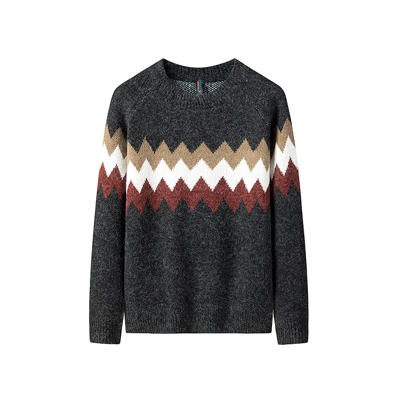 knitted Men'S Sweaters Smart Casual Jumpers Regular Sleeve Style Odorless