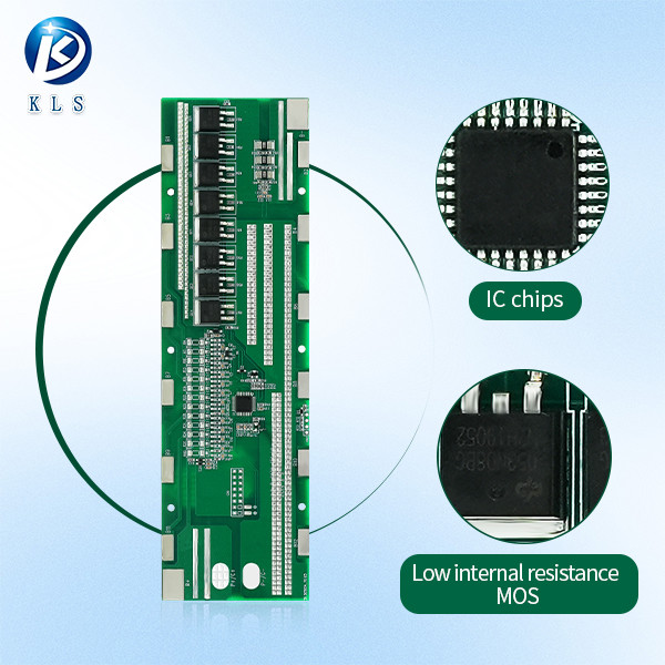 13S 20A Lithium Battery Management System BMS Board With Temperature Protection