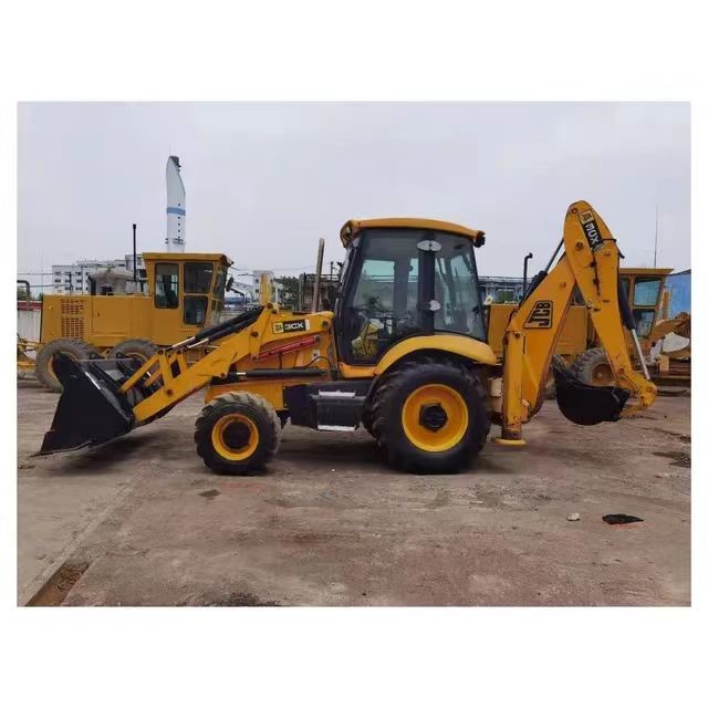 Used JCB Backhoe Loader Is A Multifunctional Construction Machinery From China