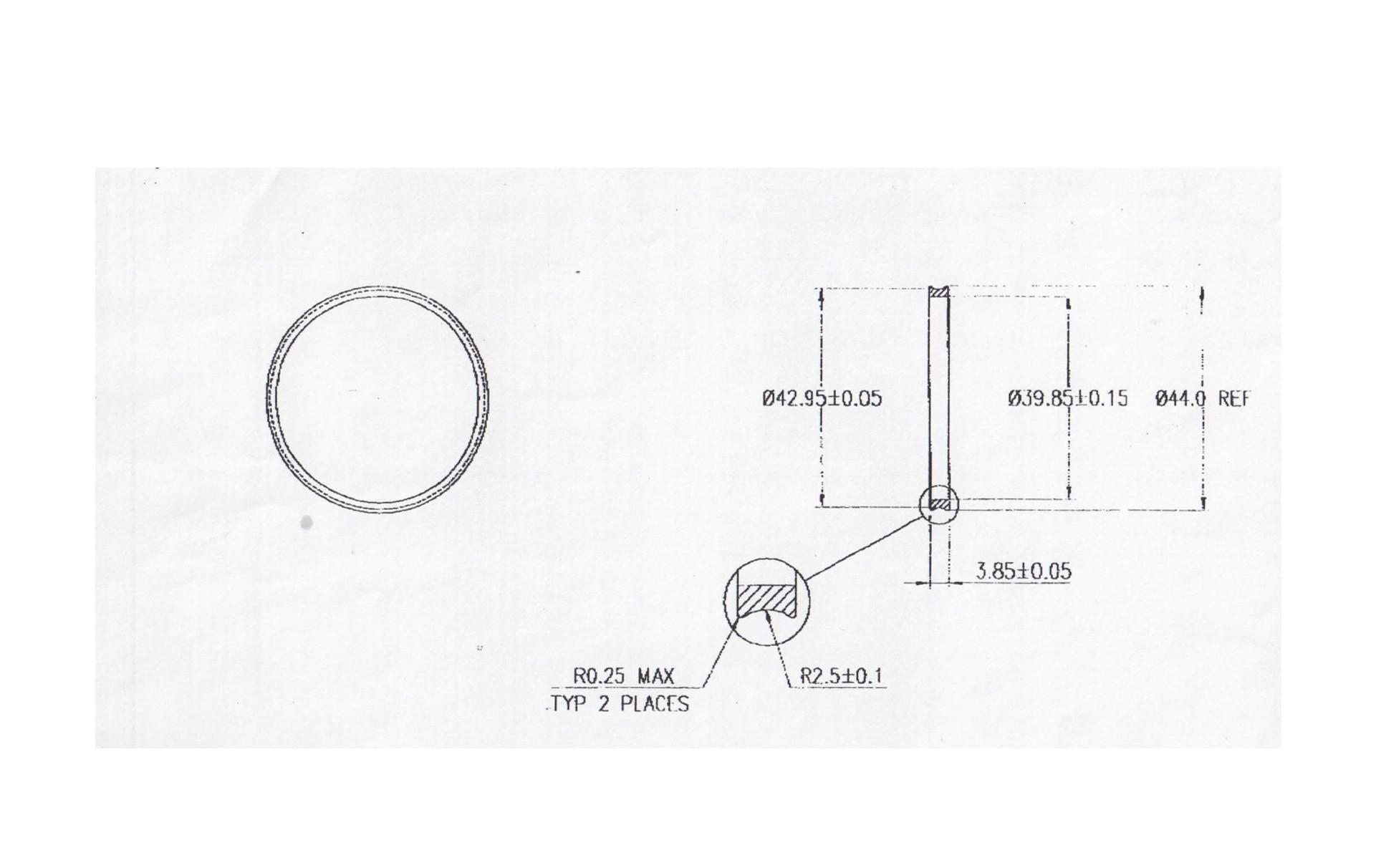 Centering Ring KF Vacuum Fittings High Precision Requirements For Vacuum Machine Parts