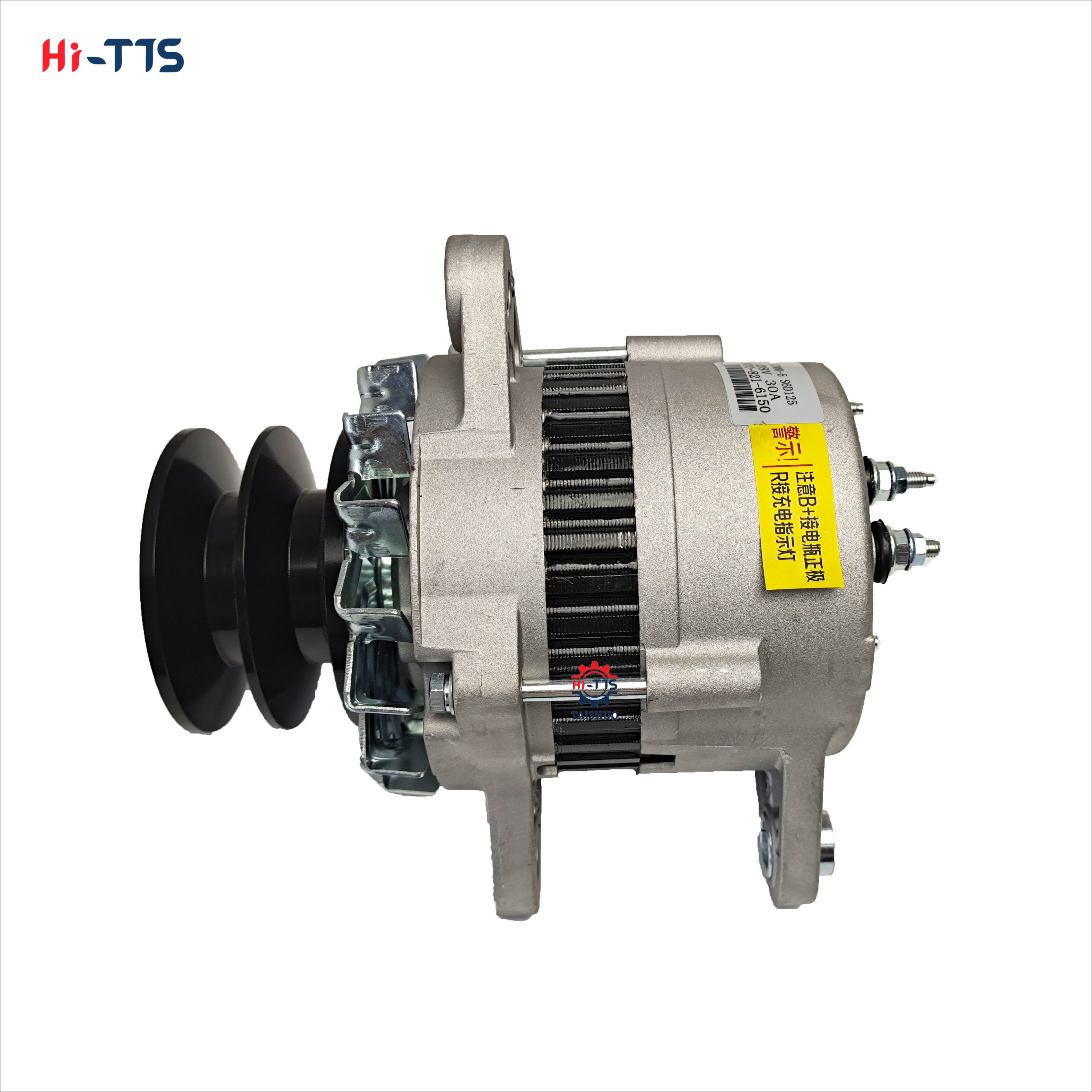 Excavator Diesel Engine Alternator 6D125-1 PC400-5 Large Double Slot 28V 30A 600-821-6150