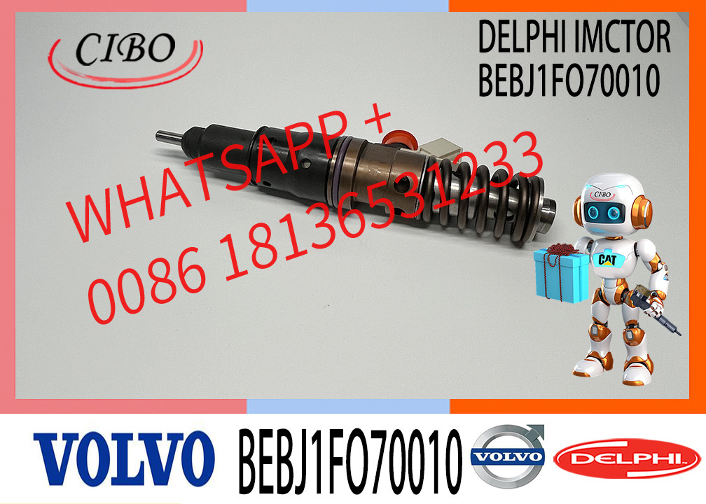 Diesel Fuel Injector common rail parts injector 33800-82610 BEBJ1FO70010 33800-82600 23771400 for VOL-VO
