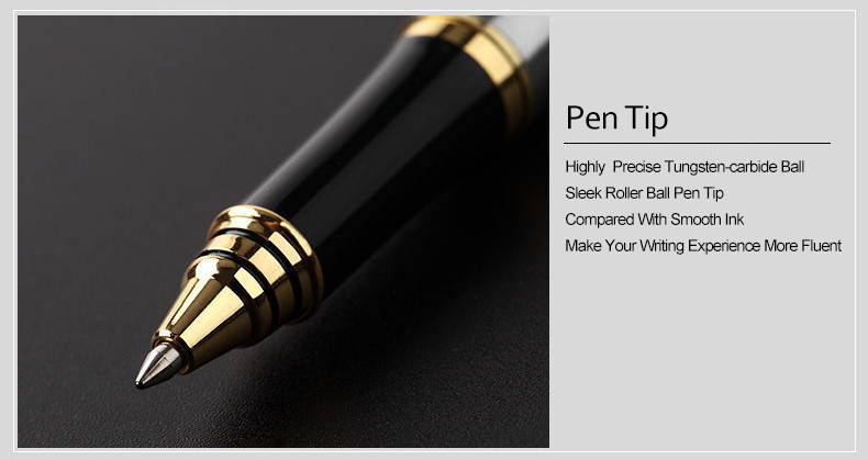 Stainless Steel Signature Neutral Pen Business Metal Roller Pen 0.7mm