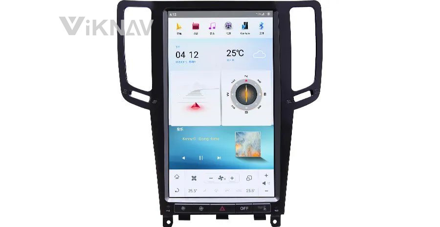 13.6 Inch Car radio For 2010-2013 Infiniti G25 G37 128G Navigation GPS Multimedia DVD Player Android Wireless Carplay 4G