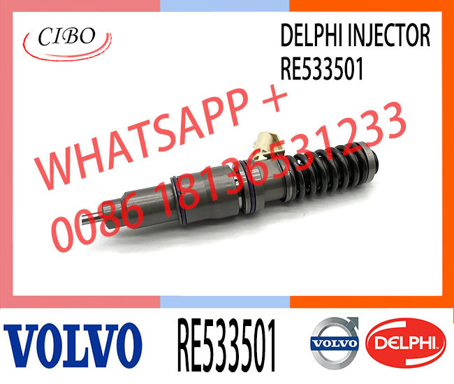 2 Pin Diesel Engine EUI Injector Common Rail Fuel Injector BEBE4C12001 BEBE4C12101 RE533501