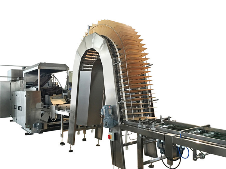 High Accuracy 150kg/H Enrobing Chocolate Wafer Making Machine