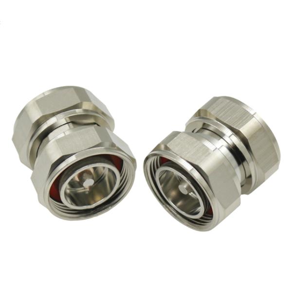 Din 7/16 Male To Male Base Station RF Antenna Connector