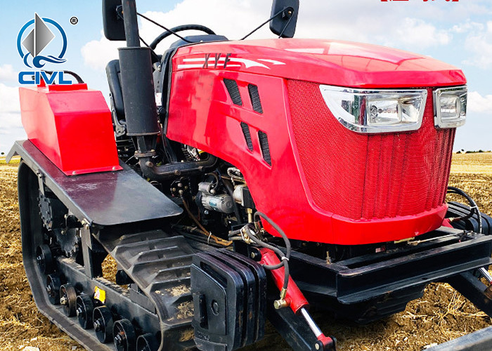 22-50hp Crawler Rotary Tiller / Agricultural Orchard Diesel Fertilization Micro Tiller / Pastoral Management Machine