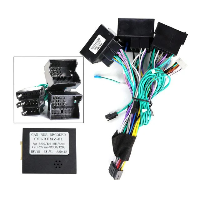 Yuecai 12.3inch Car Frame Fascia Adapter Android Radio Dash Fitting Panel Kit For Mercedes-Benz B200 2004-2012