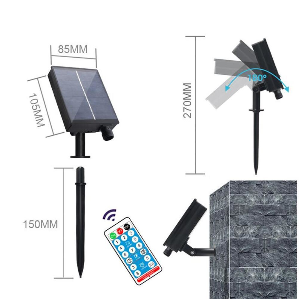 CE Heatproof Solar Tape Lights , Remote Control Solar Powered Outdoor Strip Lights