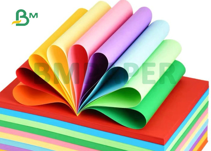 80gsm 100gsm Smooth Surface Colorful Offset Cardboard Green Yellow Red   