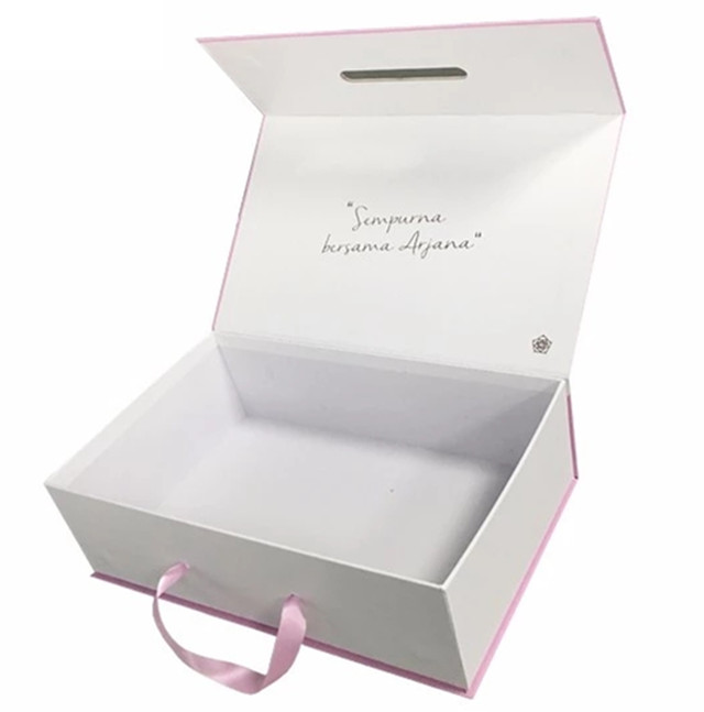 Custom Logo Printed Cardboard Boxes , Corrugated Packaging Box With Handles