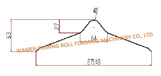 Customized Ridge Cap Roll Forming Machine Industrial Ridge Cap Roll Former