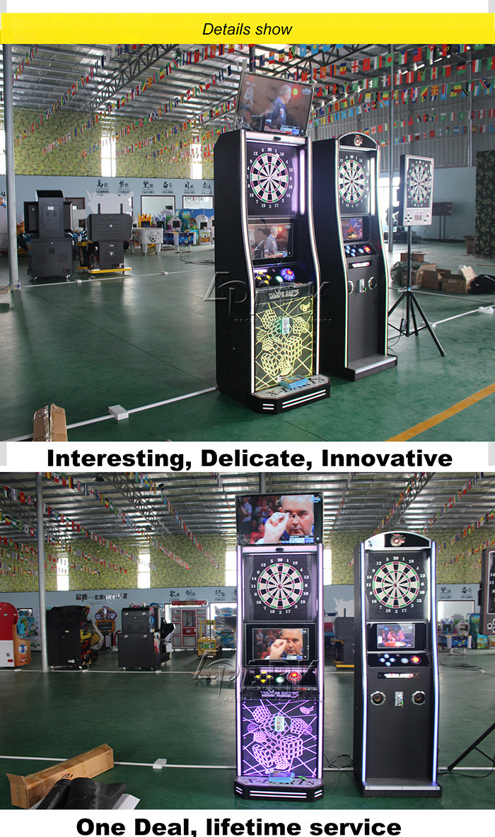 Indoor Sport Electronic Dartboard Coin Operated Arcade Machines For Movie theater