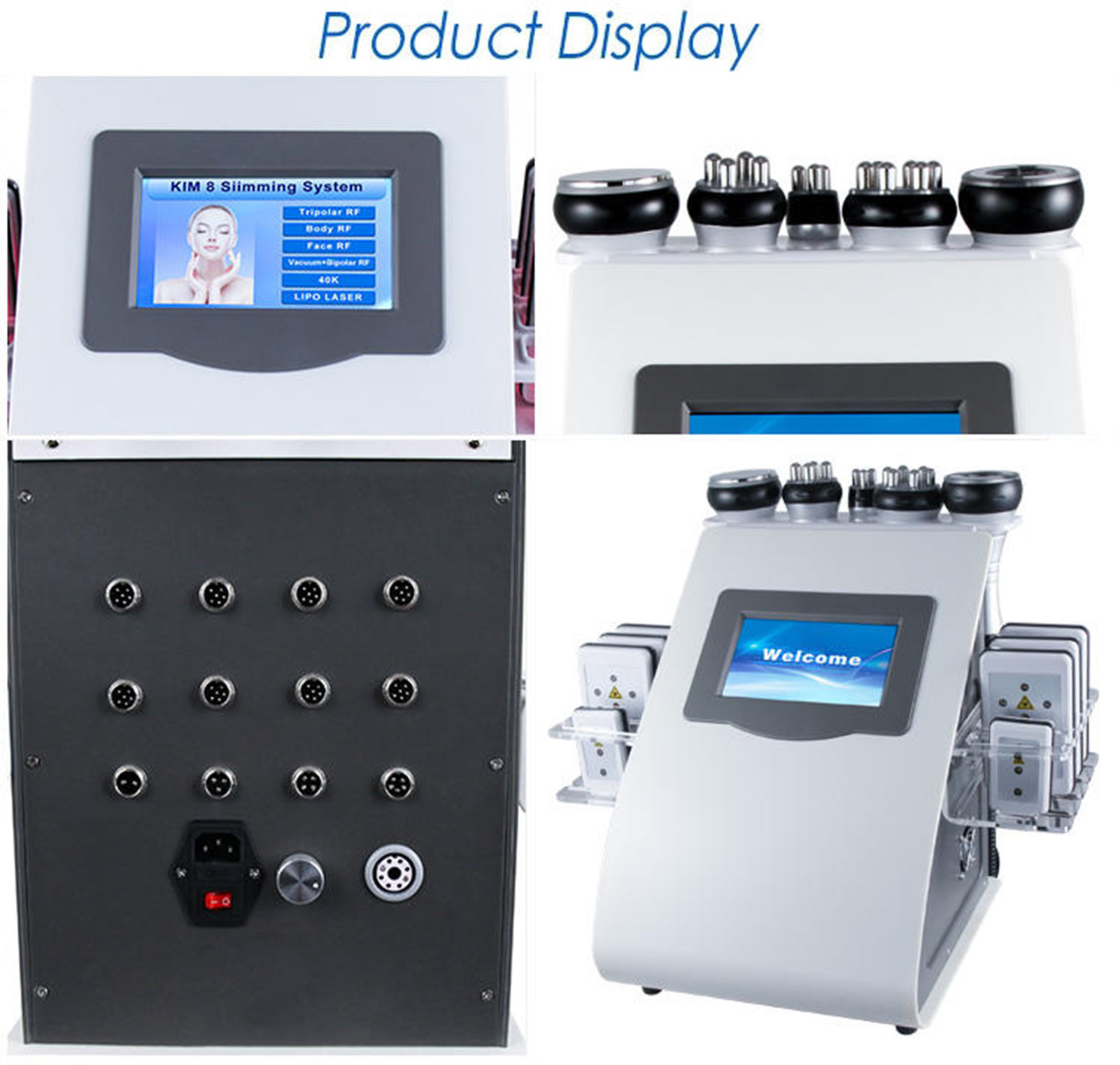 6 In 1 Radio Frequency Cavitation 2.0 Machine Vacuum 40K Lipo Cavitation
