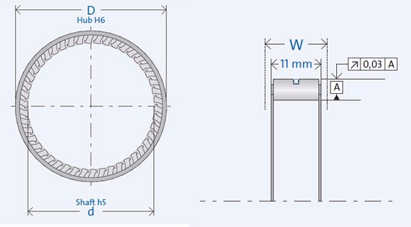 FE 473 Z FE473 Sprag Type Freewheels Clutch One Way