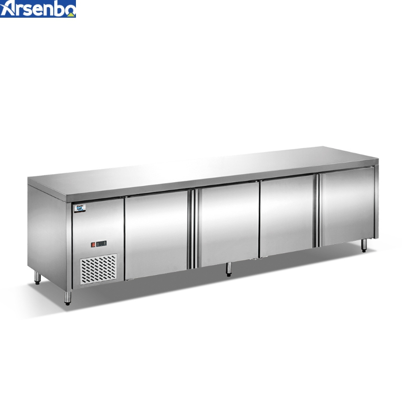 Antiwear 260L Under Counter Refrigerators Anticorrosive Stainless Steel