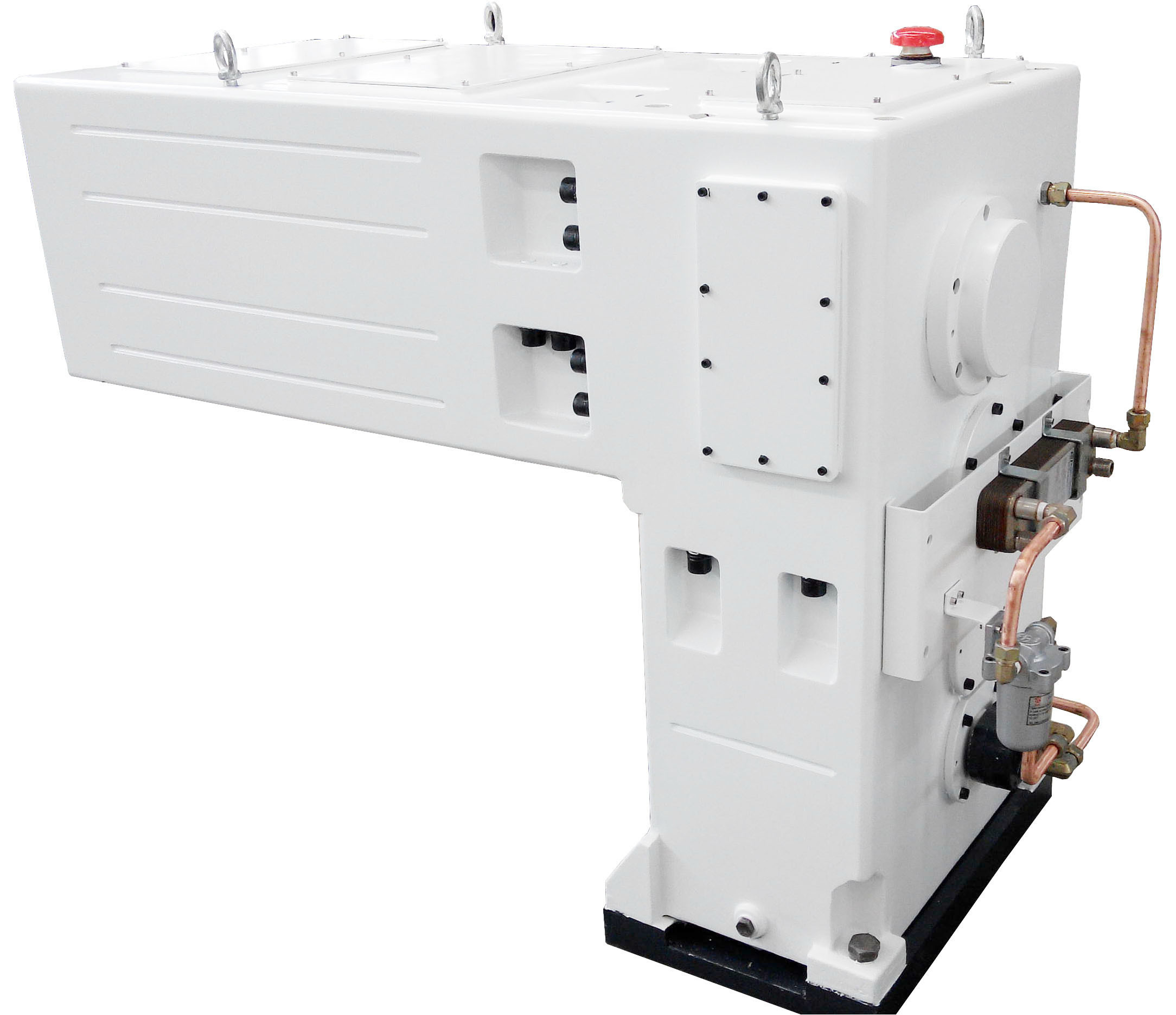 Double Screw Extruder Gear Box / Vertical Gear Box For Double Screw Extruder