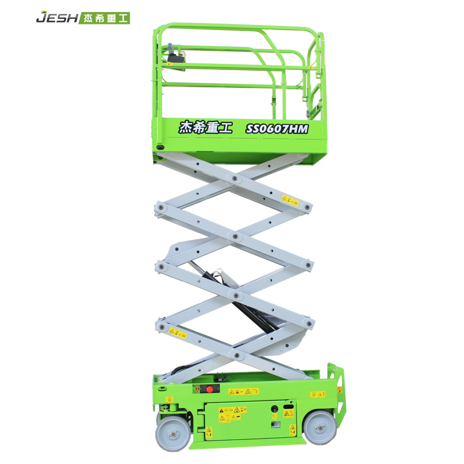AWP Mobile 6m hydraulic small Scissor Lift with 230kg capacity