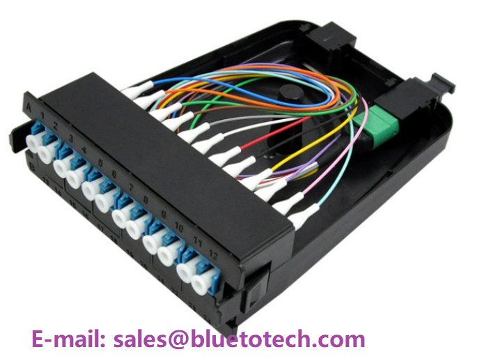 Multi Mode OM3 Fiber Optic Terminal Box Mpo Cassette Patch Panel
