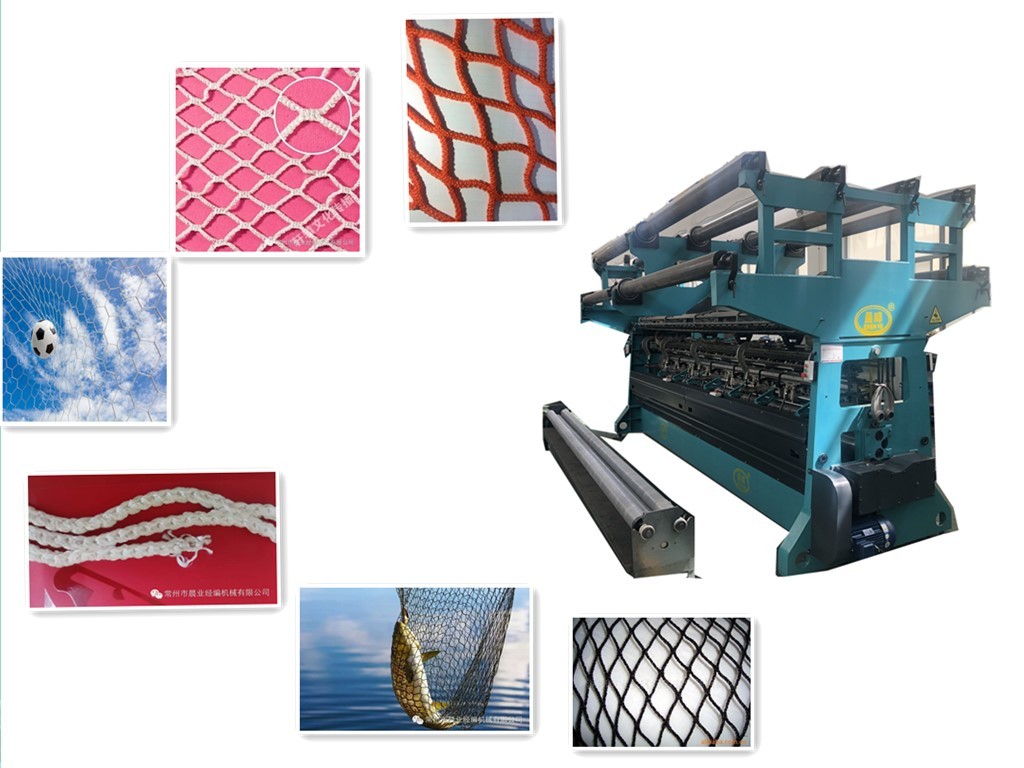 Durable High Performance Knotless Fishing Net Making Machine