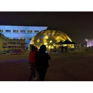 Exhibition Air Tight Inflatable Event Tent For Booth , Inflatable LED Tent