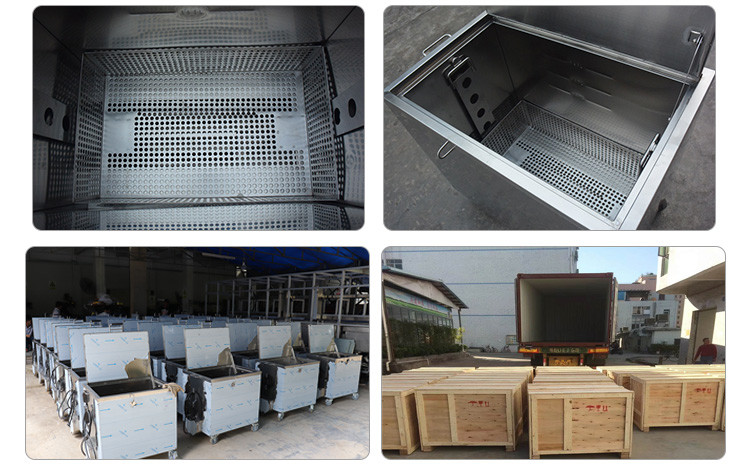 Grease Duct Cleaning 484L Heated Soak Tank SUS304 Material