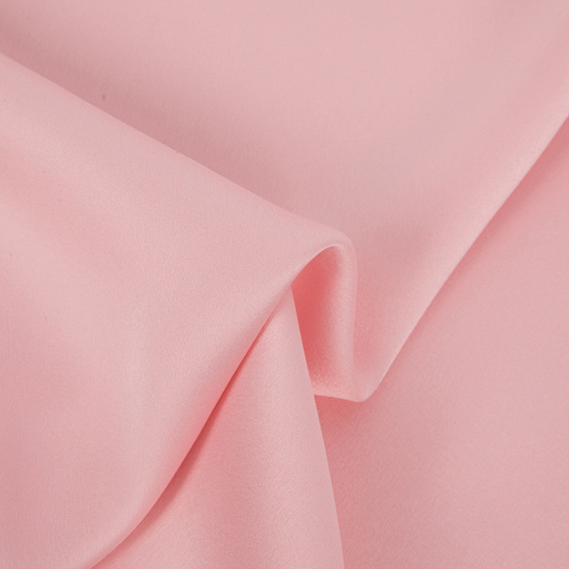 Plain YARN DYED 97% Polyester 3% Spandex Shiny Luxury Satin Fabric
