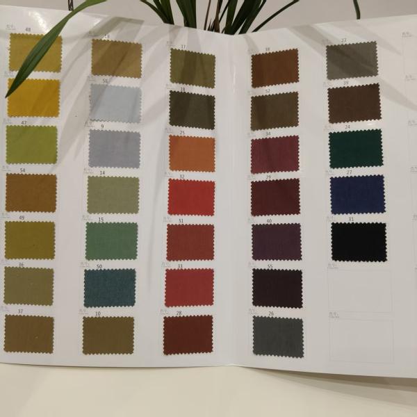 Breathable Office Wear Fabric 32% Nylon 68% Cotton 150GSM Winter Clothing Fabrics