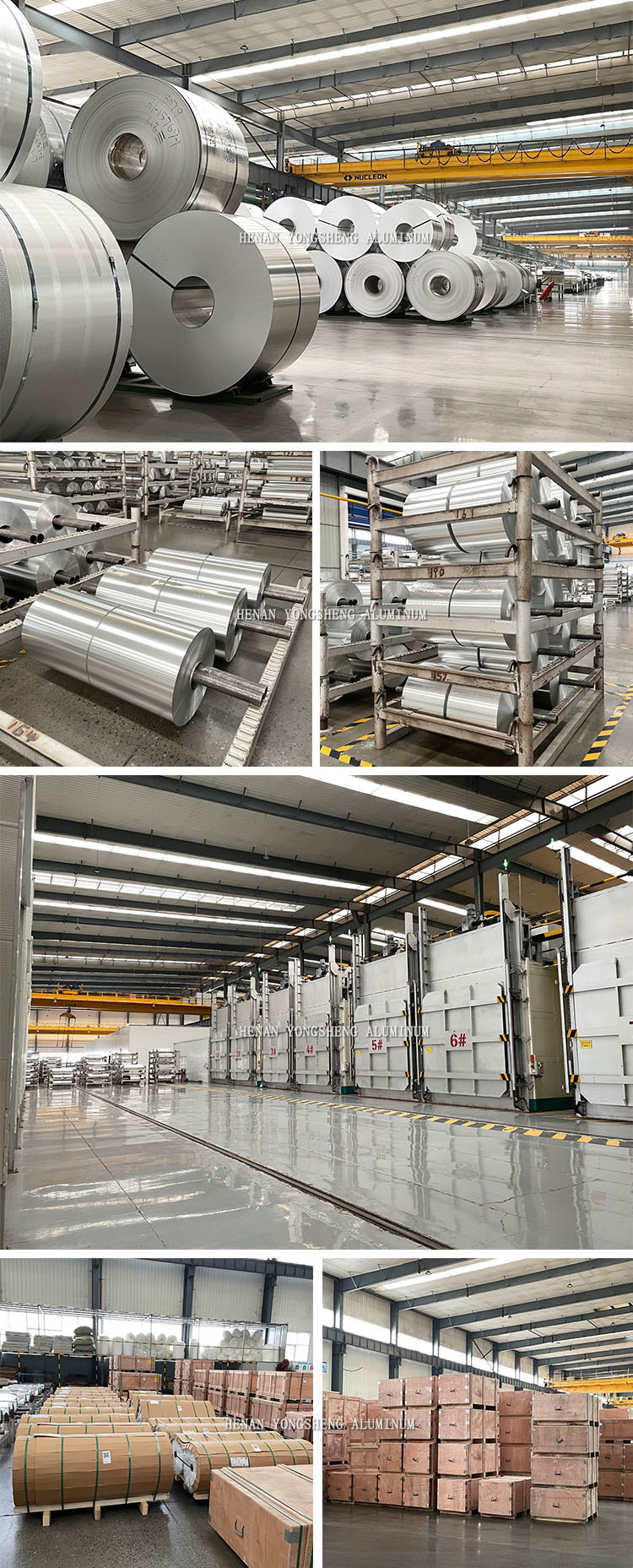 5 \ 6 Series Aluminum Foil Rolls Household Industrial Tape Foil 1600mm