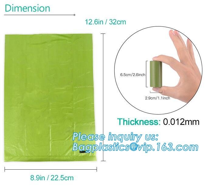 High Quality Eco-friendly Degradable Fashion With Printing Doggy Pet Dog Waste Poop Bags, Eco friendly pet dog waste poo