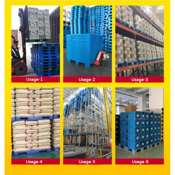 Heavy Duty Large HDPE Four Way Entry Euro Plastic Pallet 1200X1000X150mm