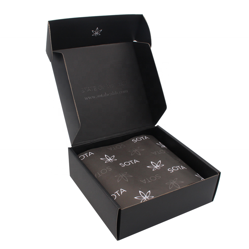 Corrugated Gift Packaging Paper Box Small Custom Printed Shipping Box For Aircraft