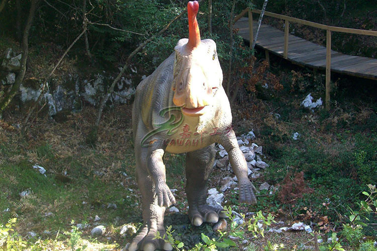 High Durability Animatronic Dinosaur , Vivid Dinosaur Garden Ornaments