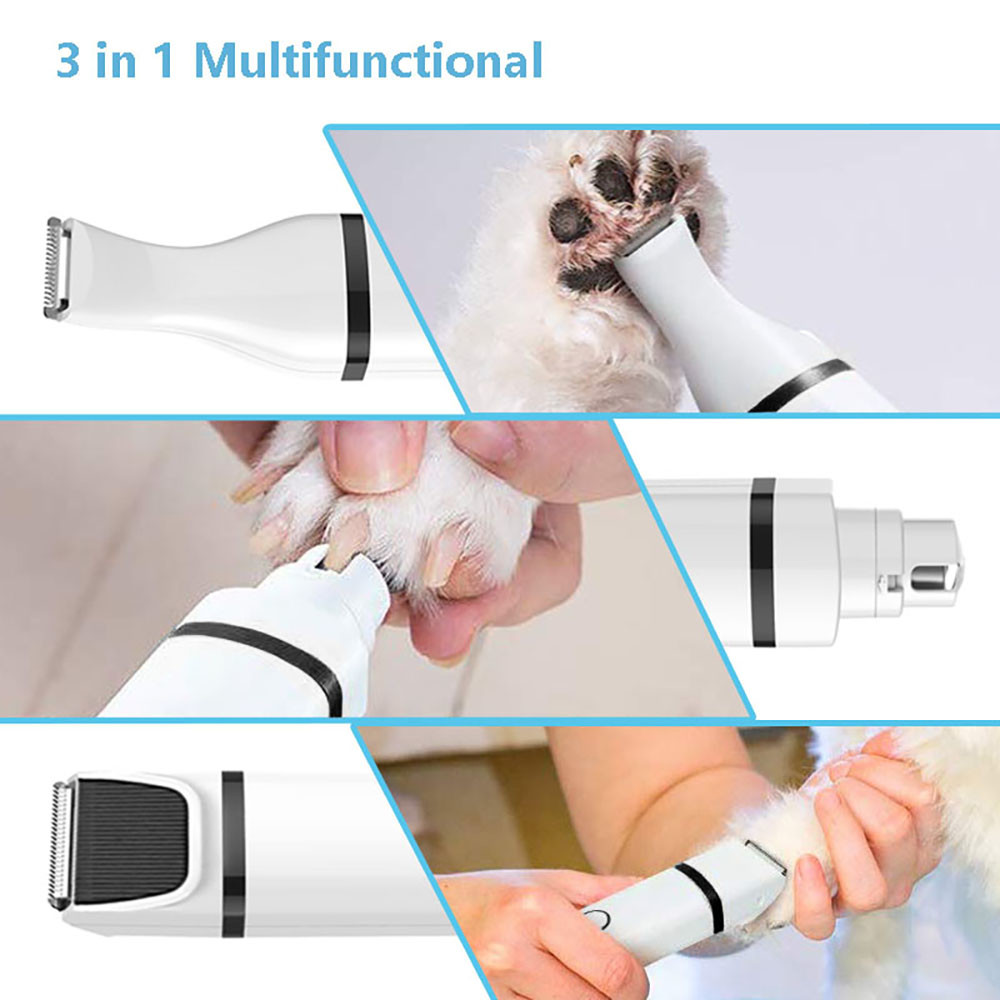 Nail Pet Hair Clippers & Trimmers Painless Easy Grip With 3 Sizes Ports