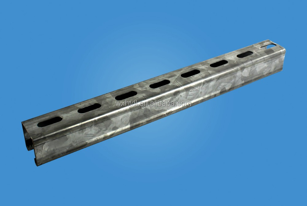 Double 10 Ft 12 Gauge Half Slotted Metal Framing Strut Channel ss