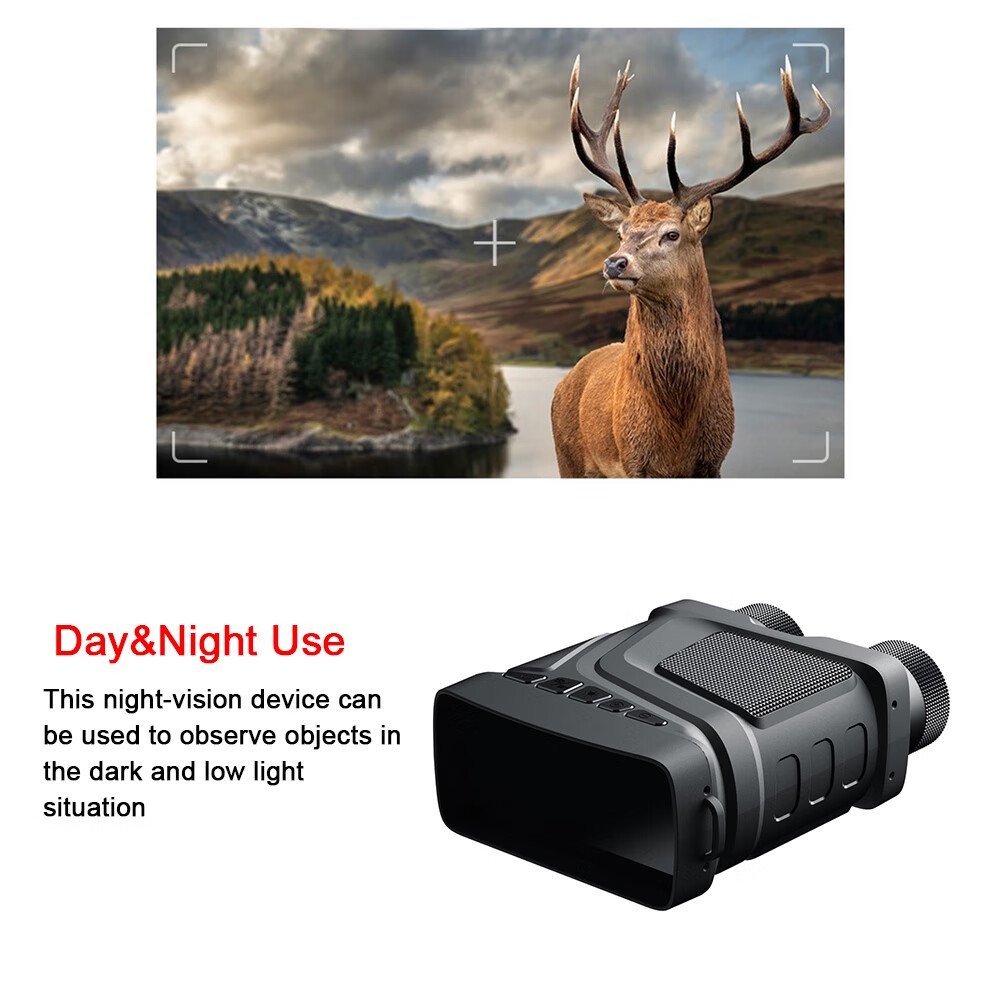 Dark Viewing Night Vision Scope Lightweight High Power Binoculars For Hunting