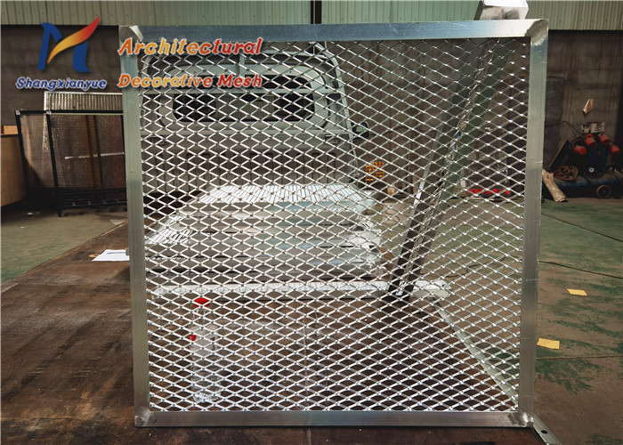 Stretch Aluminum Expanded Metal Mesh Architectural 1.5mm 1m