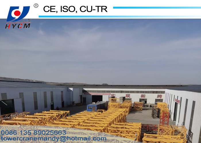 Self Erecting Topkit Tower Crane TC5610 Construction Building Equipment with 56m Boom Length and Cabin