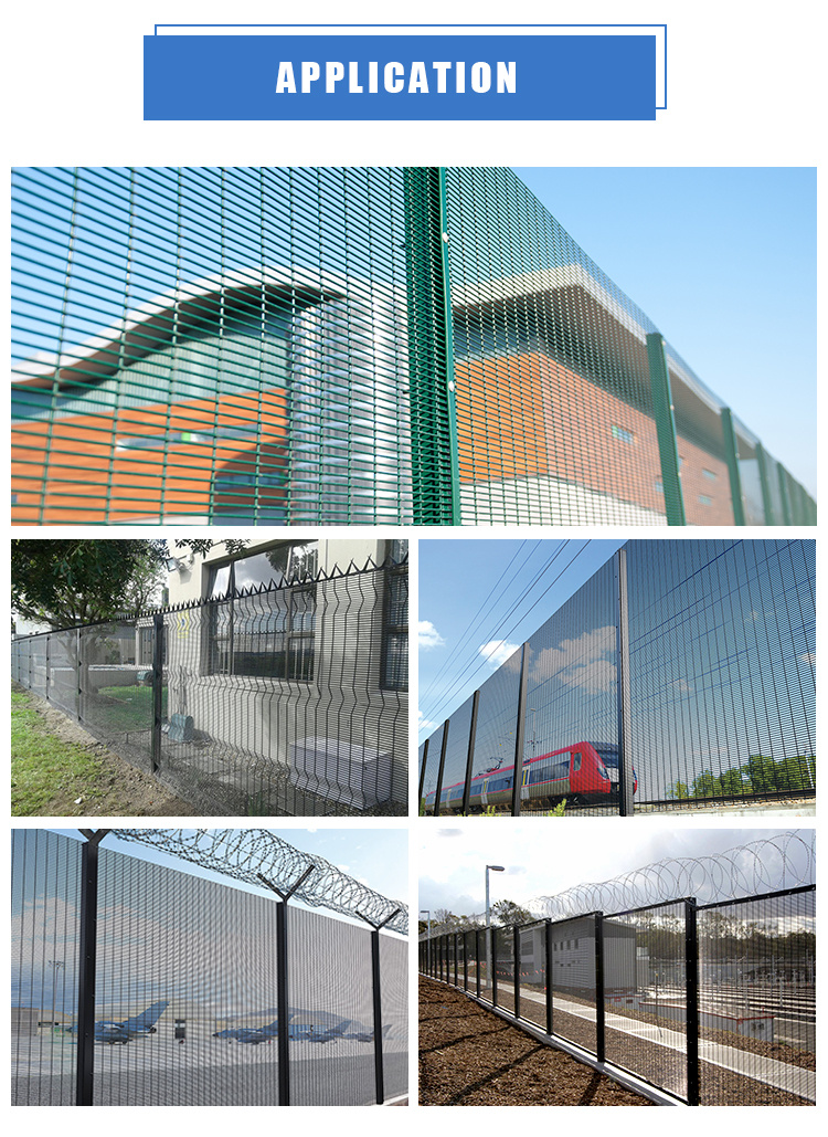 358 Barbed Wire on Top Fence for Prison
