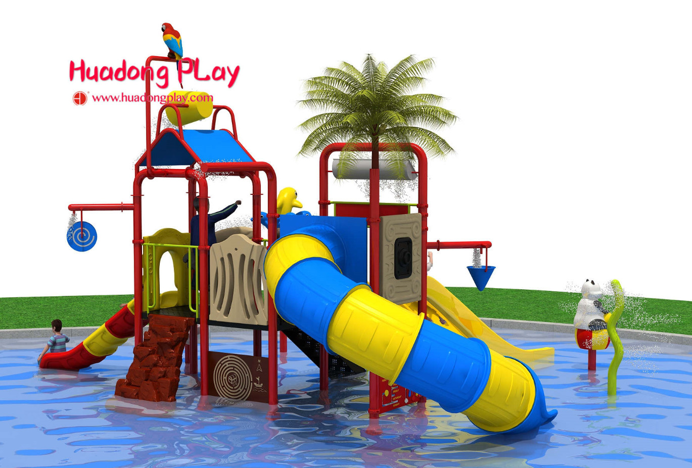 Special Design Aquatic Playground Equipment Lldpe Fun For Toddlers