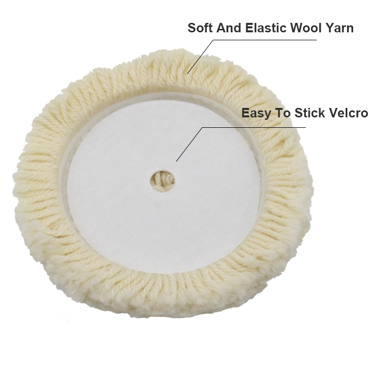 100 Wool Buffing Pads 8 Inch 7inch Wool Pads Buffing Polishing Auto Detailing Wool Pads