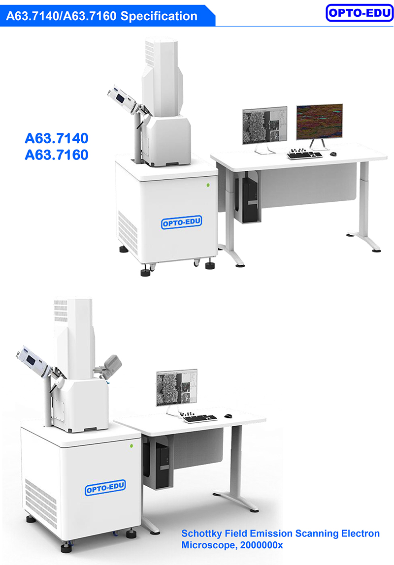 Opto Edu A63.7140A63.7160 2000000x Schottky Field Emission Scanning Electron Microscope