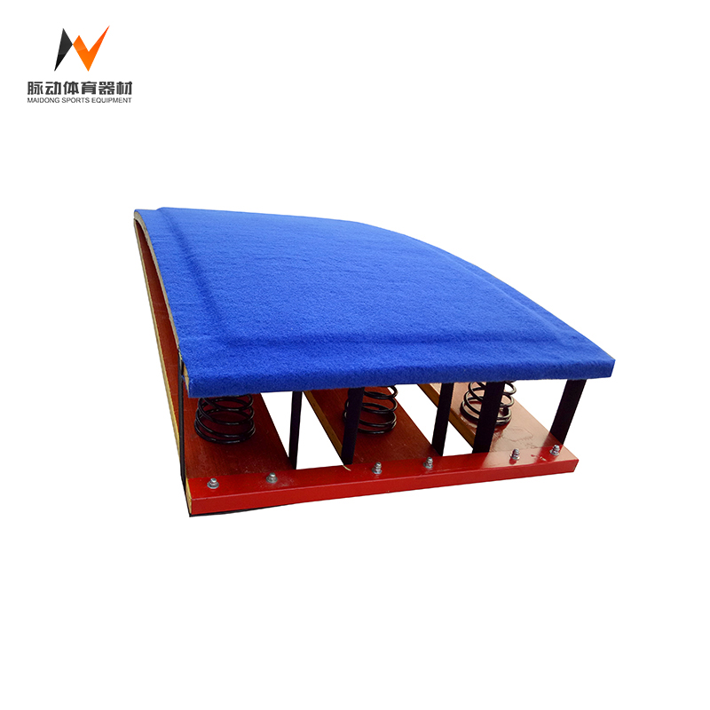 Blue Professional Competition or Training School Gymnastic Jump Spring Board with 9 Springs